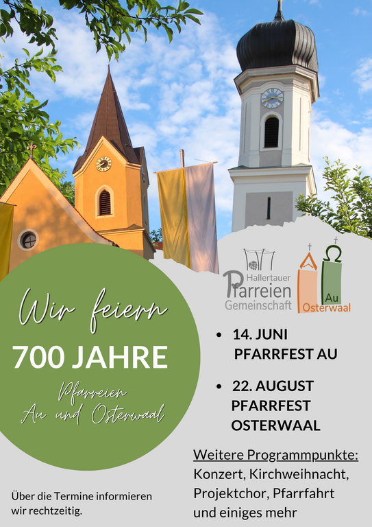 Pfarrjubiläum 2026 Plakat