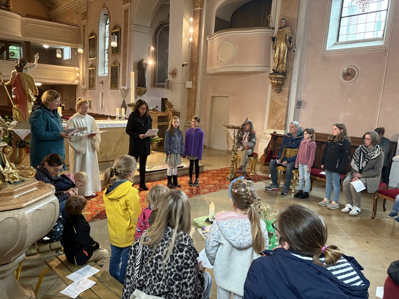 während des Gottesdienstes Maria 2025